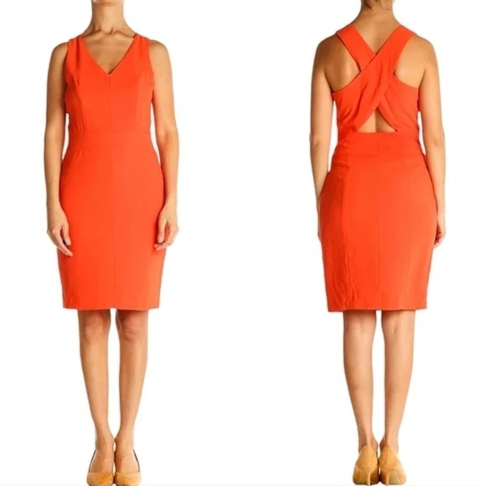 Banana Republic Orange Mini Dress - Size 12